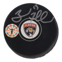 Brad Marchand Signed Panthers Logo Hockey Puck (Marchand) at PristineAuction.com