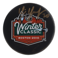 Tim Thomas Signed 2010 Winter Classic Logo Hockey Puck (Thomas) at PristineAuction.com