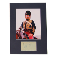 Trevor Howard Signed "The Charge of the Light Brigade" Custom Matted Cut Display (PSA) at PristineAuction.com