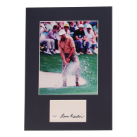 Bruce Devlin Signed Custom Matted Cut Display (PSA) at PristineAuction.com