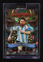 Lionel Messi 2025 Wild Card Holiday Hits Gold Crystal #LM #2/2 at PristineAuction.com