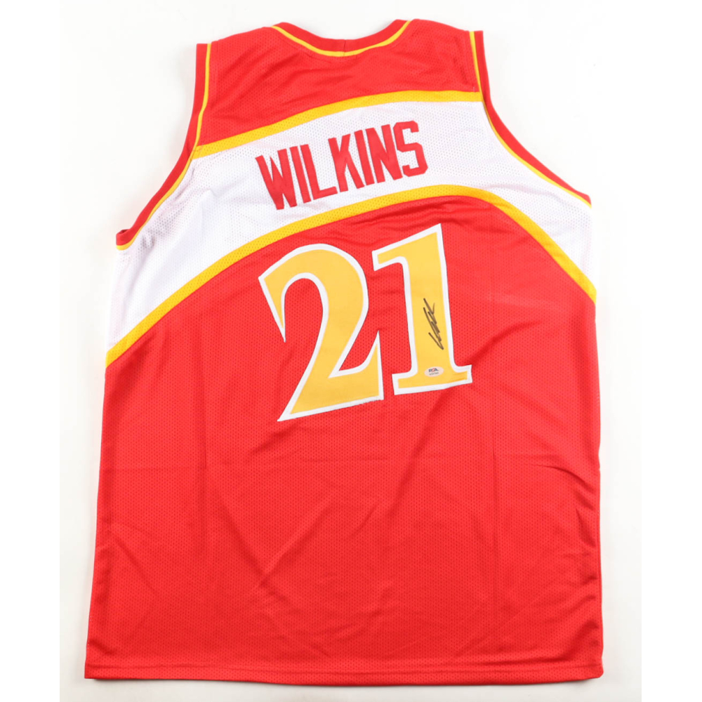 Dominique Wilkins Signed Jersey (PSA) at PristineAuction.com