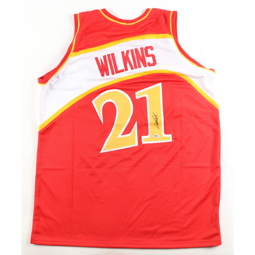 Dominique Wilkins Signed Jersey (PSA) at PristineAuction.com