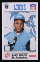 Barry Sanders 1989 Lions Police #11 RC at PristineAuction.com