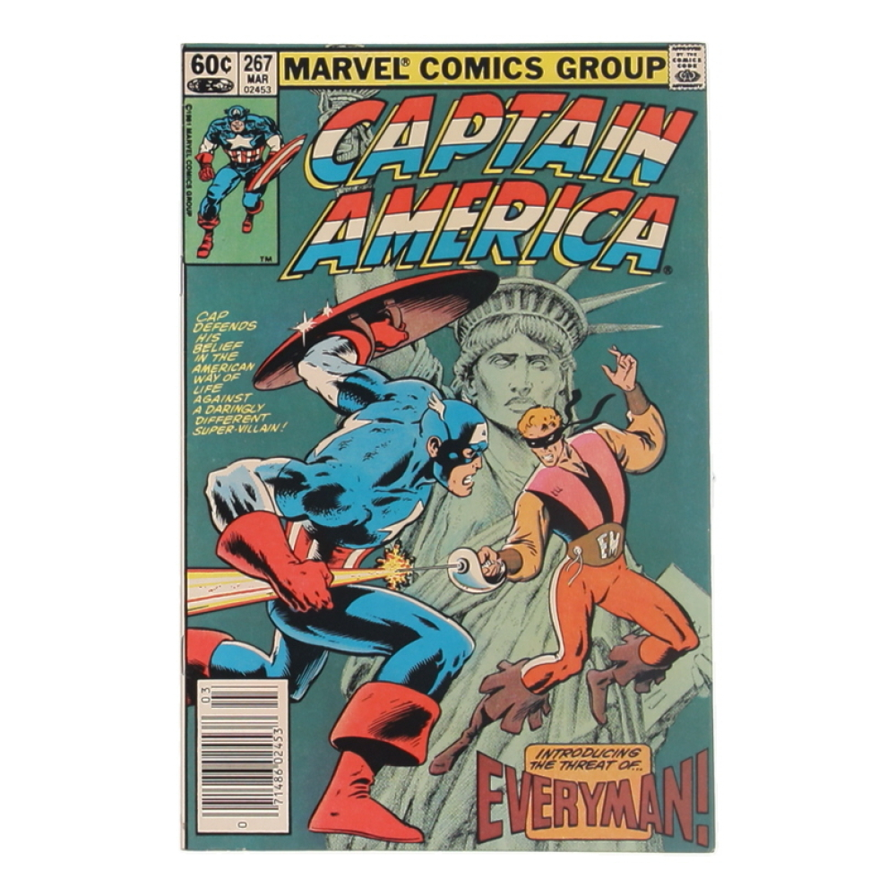 1982 "Captain America" Issue #267 Marvel Comic Book at PristineAuction.com