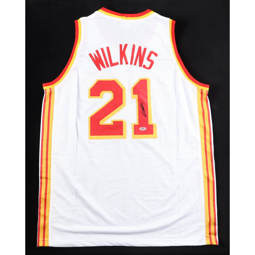Dominique Wilkins Signed Jersey (PSA) at PristineAuction.com