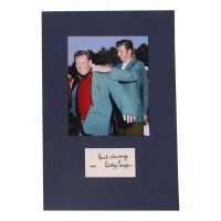 Billy Casper Signed Custom Matted Cut Display Inscribed "Best Always" (PSA) at PristineAuction.com