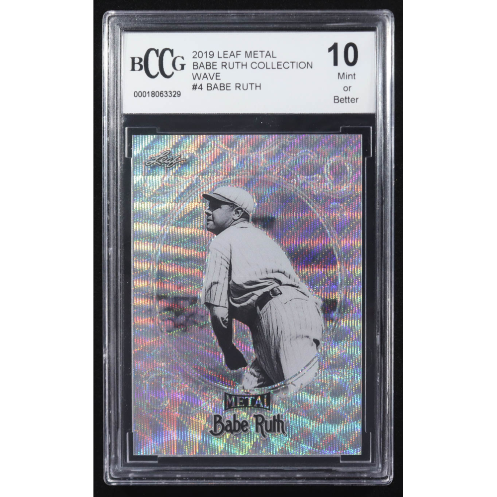Babe Ruth 2019 Leaf Metal Babe Ruth Collection Wave #4 (BCCG 10 ...