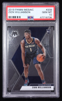 Zion Williamson 2019-20 Panini Mosaic #209 RC (PSA 10) at PristineAuction.com