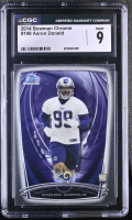 Aaron Donald 2014 Bowman Chrome #199 RC (CGC 9) at PristineAuction.com