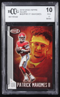 Patrick Mahomes II 2019 SAGE Aspire Silver #ASPPM1 (BCCG 10) at PristineAuction.com