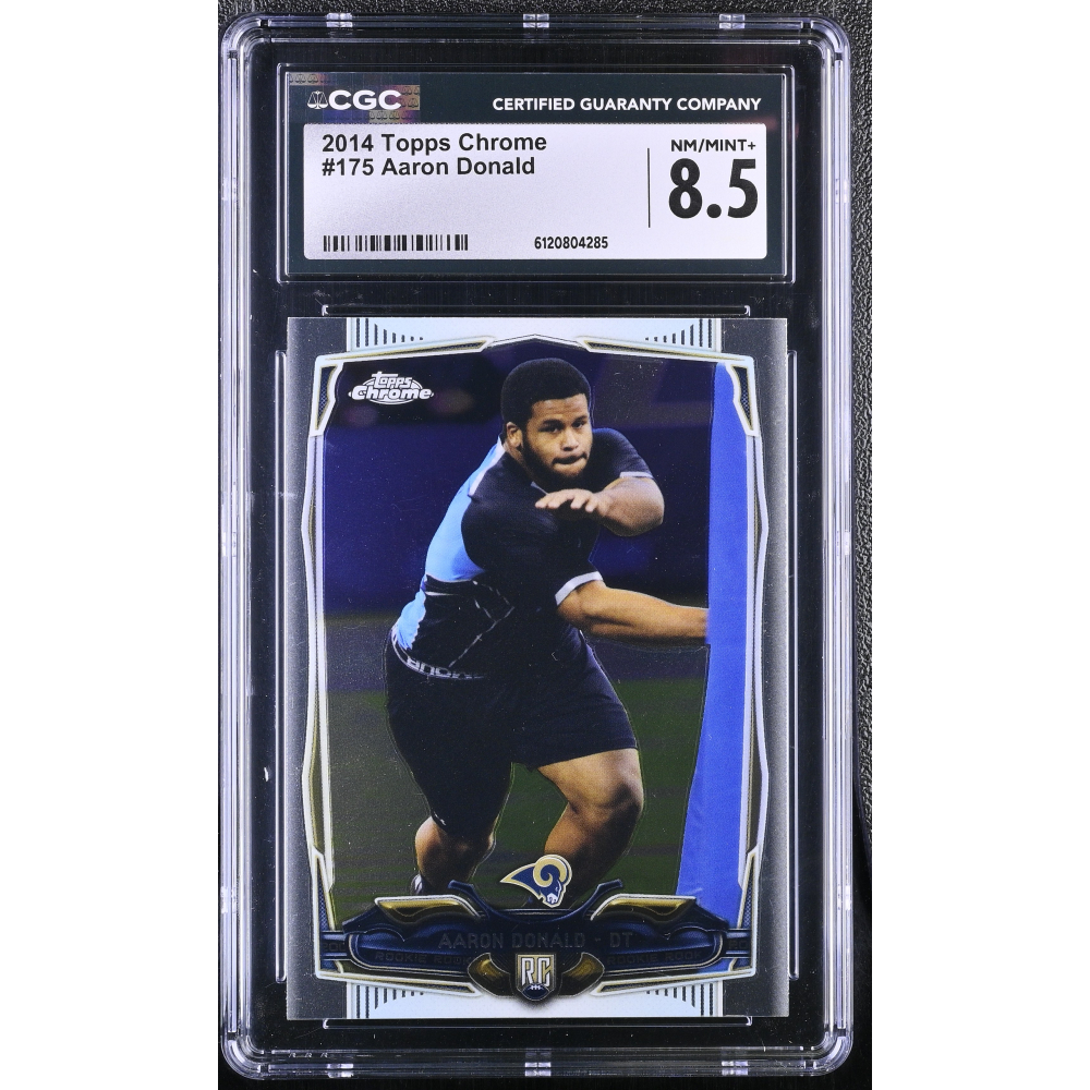 Aaron Donald 2014 Topps Chrome #175 RC (CGC 8.5) at PristineAuction.com