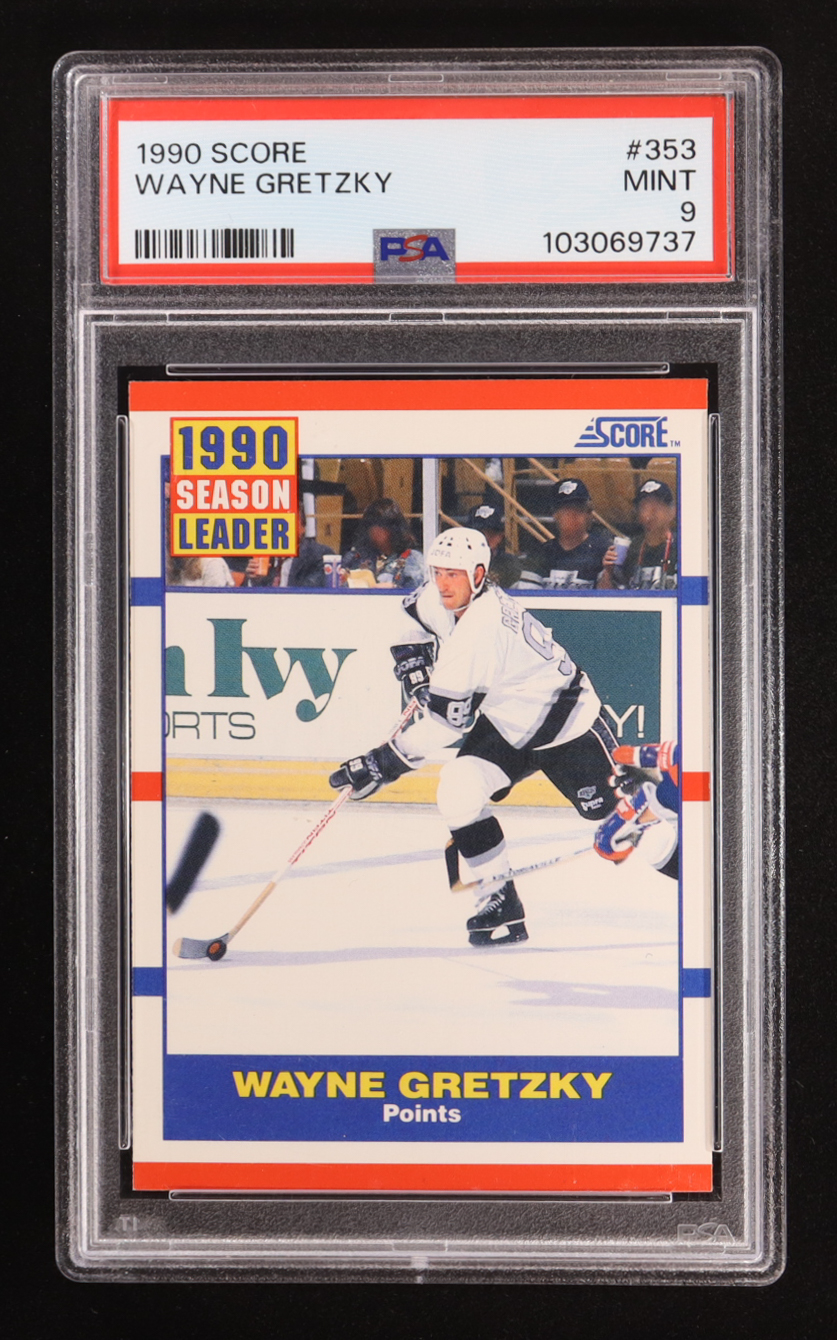 Wayne Gretzky 1990-91 Score #353 LL (PSA 9) at PristineAuction.com Wayne Gretzky 1990-91 Score #353 LL (PSA 9) at PristineAuction.com