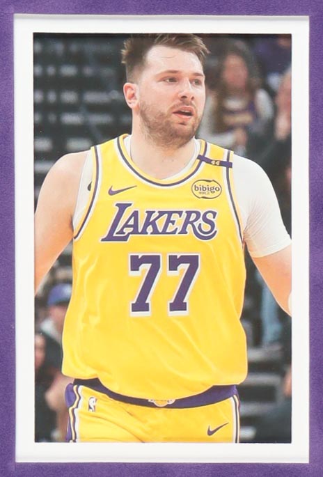 Luka Doncic Signed Custom Framed Jersey Display with Photos (JSA) at PristineAuction.com Luka Doncic Signed Custom Framed Jersey Display with Photos (JSA) at PristineAuction.com