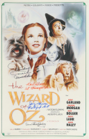 "The Wizard of Oz" 16x24 Poster Cast-Signed & Inscribed By (4) with Mickey Carroll, Jerry Maren, Karl Slover & Donna Stewart Hardway (JSA) at PristineAuction.com