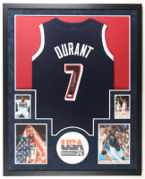 Kevin Durant Signed Custom Framed Jersey Display with Photos (Beckett) at PristineAuction.com