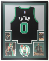 Jayson Tatum Signed Custom Framed Celtics Authentic Nike Jersey Display with Photos (Beckett) at PristineAuction.com
