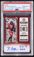 Xavier Legette Signed Custom Trading Card Inscribed "22.3 MPH" (PSA | Auto 10) at PristineAuction.com