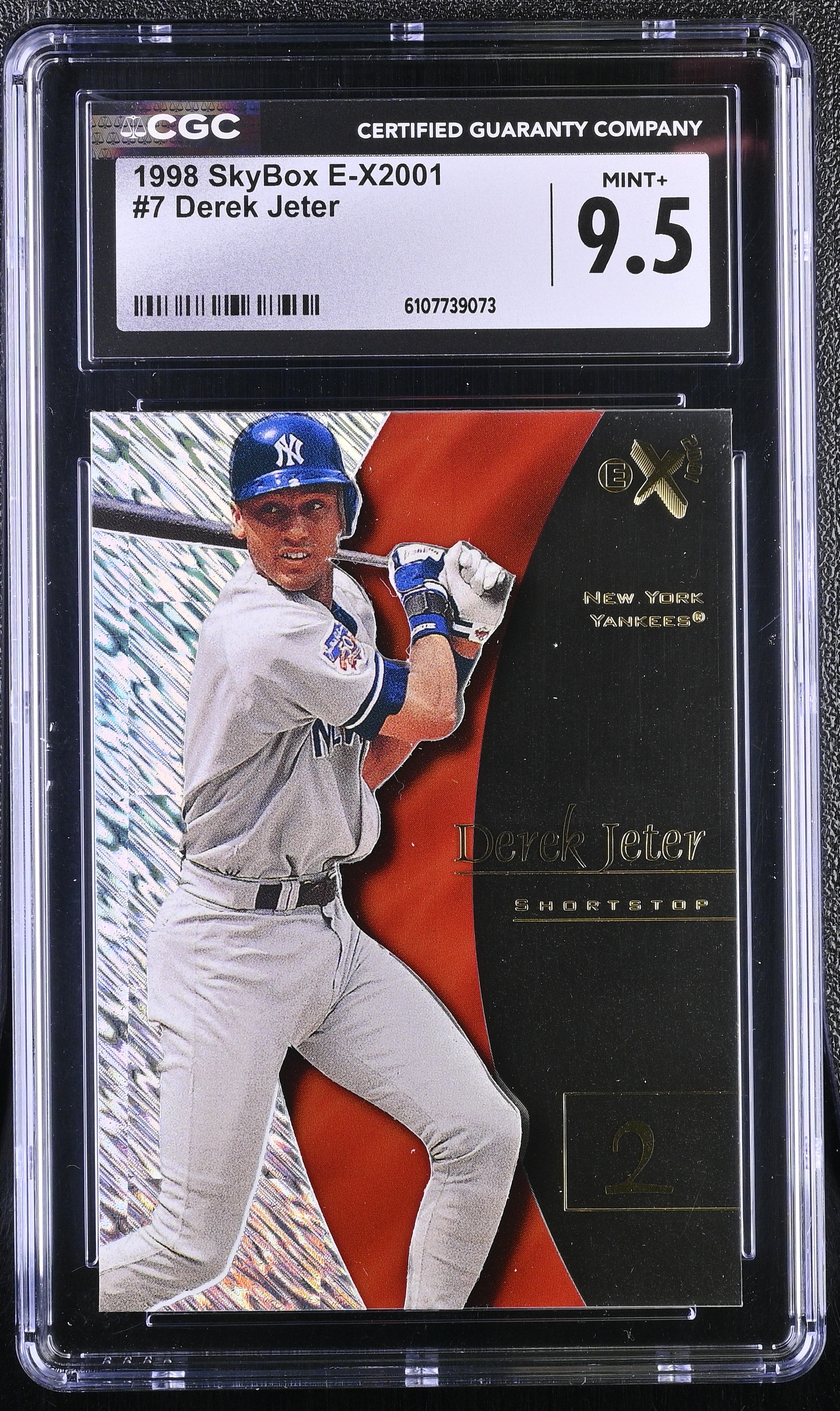 Derek Jeter 1998 E-X2001 #7 (CGC 9.5) at PristineAuction.com Derek Jeter 1998 E-X2001 #7 (CGC 9.5) at PristineAuction.com