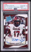 Xavier Legette Signed Custom Trading Card Inscribed "22.3 MPH" (PSA | Auto 10) at PristineAuction.com