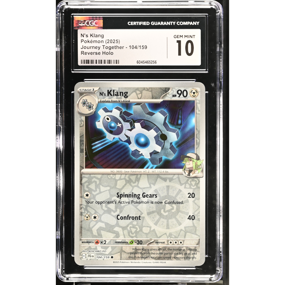N's Klang 2025 Pokemon Journey Together #104/159 (CGC 10) at PristineAuction.com