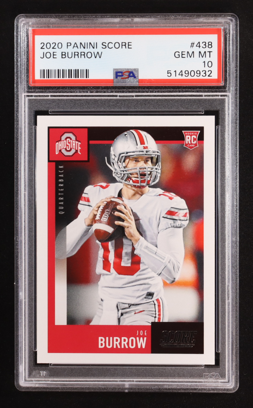Joe Burrow 2020 Score #438 RC (PSA 10) at PristineAuction.com Joe Burrow 2020 Score #438 RC (PSA 10) at PristineAuction.com