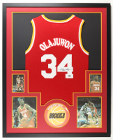 Hakeem Olajuwon Signed Custom Framed Jersey Display with Photos (Beckett) at PristineAuction.com