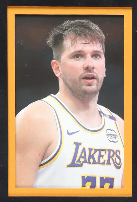 Luka Doncic Signed Custom Framed Jersey Display with Photos (JSA) at PristineAuction.com Luka Doncic Signed Custom Framed Jersey Display with Photos (JSA) at PristineAuction.com