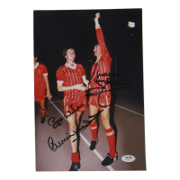 Mark Lawrence & Ronnie Whelan Signed Liverpool FC 8x12 Photo (PSA) at PristineAuction.com