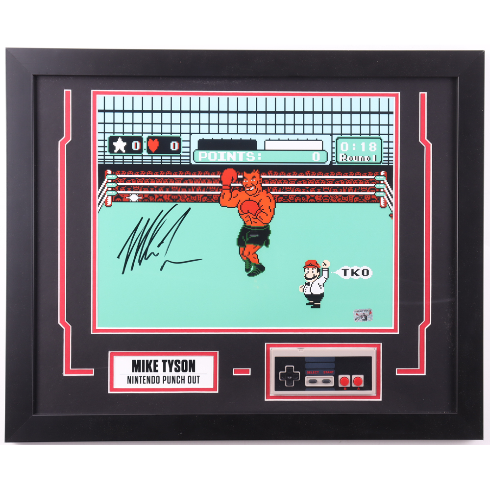 Mike Tyson Signed "Punch-Out!!" Custom Framed Photo Display (Tyson) at PristineAuction.com