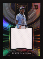 Junior Caminero 2023 Select Rookie Jumbo Swatches Prizms Silver #30 RC #173/199 at PristineAuction.com