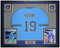 Robin Yount Signed Custom Framed Jersey Display (Beckett) at PristineAuction.com