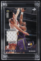 Karl Malone 2025 Jersey Fusion Basketball Edition Game Used Swatch #KM93 at PristineAuction.com