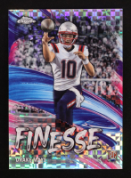 Drake Maye 2024 Topps Chrome Finesse X-Fractors #F2 RC at PristineAuction.com