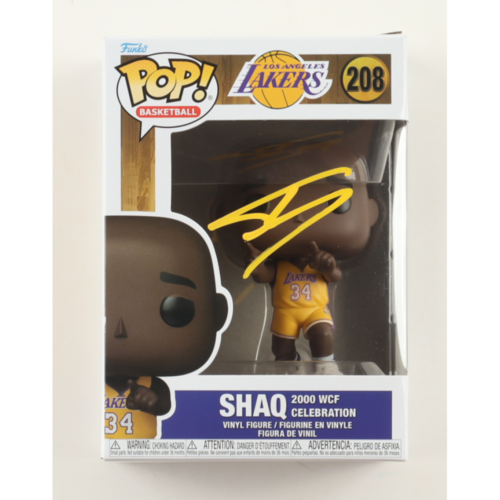 Shaquille O'Neal Signed Lakers #208 Shaq 2000 WCF Celebration Funko Pop! Vinyl Figure (JSA) at PristineAuction.com