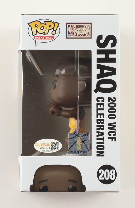 Shaquille O'Neal Signed Lakers #208 Shaq 2000 WCF Celebration Funko Pop! Vinyl Figure (JSA) at PristineAuction.com Shaquille O'Neal Signed Lakers #208 Shaq 2000 WCF Celebration Funko Pop! Vinyl Figure (JSA) at PristineAuction.com