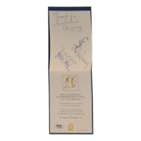 Sean Connery & Jackie Stewart Signed Ceremony Invitation (PSA) at PristineAuction.com