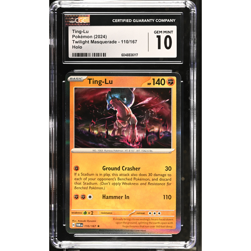 Ting-Lu 2024 Pokemon Twilight Masquerade #110/167 (CGC 10) at PristineAuction.com