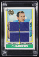 Johnny Unitas 2022 Jersey Fusion Game Used Swatch #JU71 #09/50 at PristineAuction.com