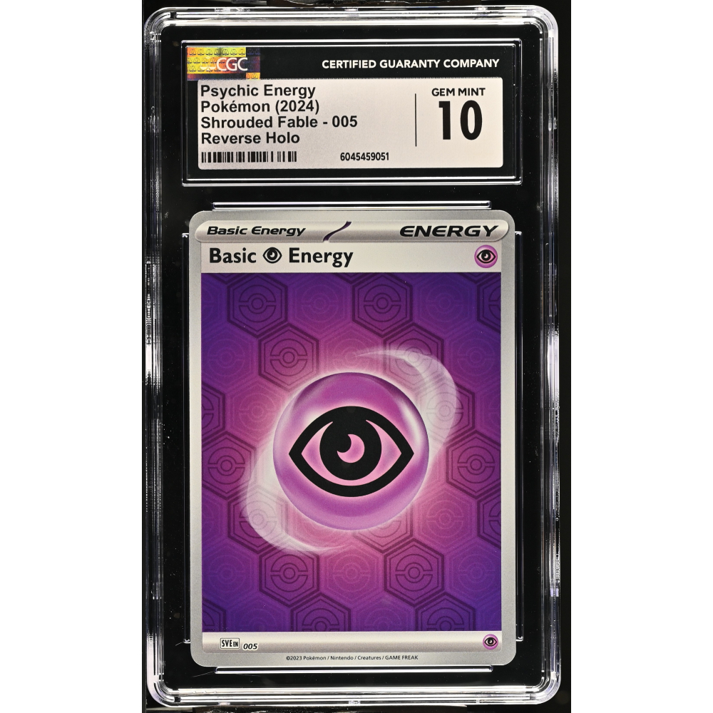 Psychic Energy 2024 Pokemon Shrouded Fable #005 (CGC 10) at PristineAuction.com