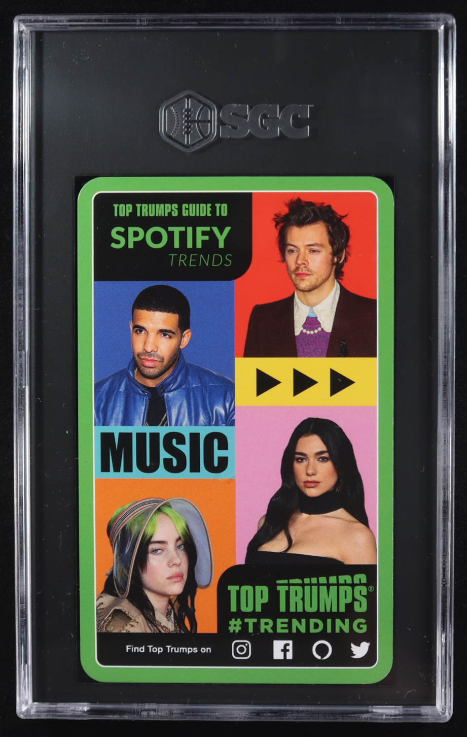 Dua Lipa 2022 Top Trumps Guide to Spotify Trends #NNO (SGC 9.5) at PristineAuction.com Dua Lipa 2022 Top Trumps Guide to Spotify Trends #NNO (SGC 9.5) at PristineAuction.com
