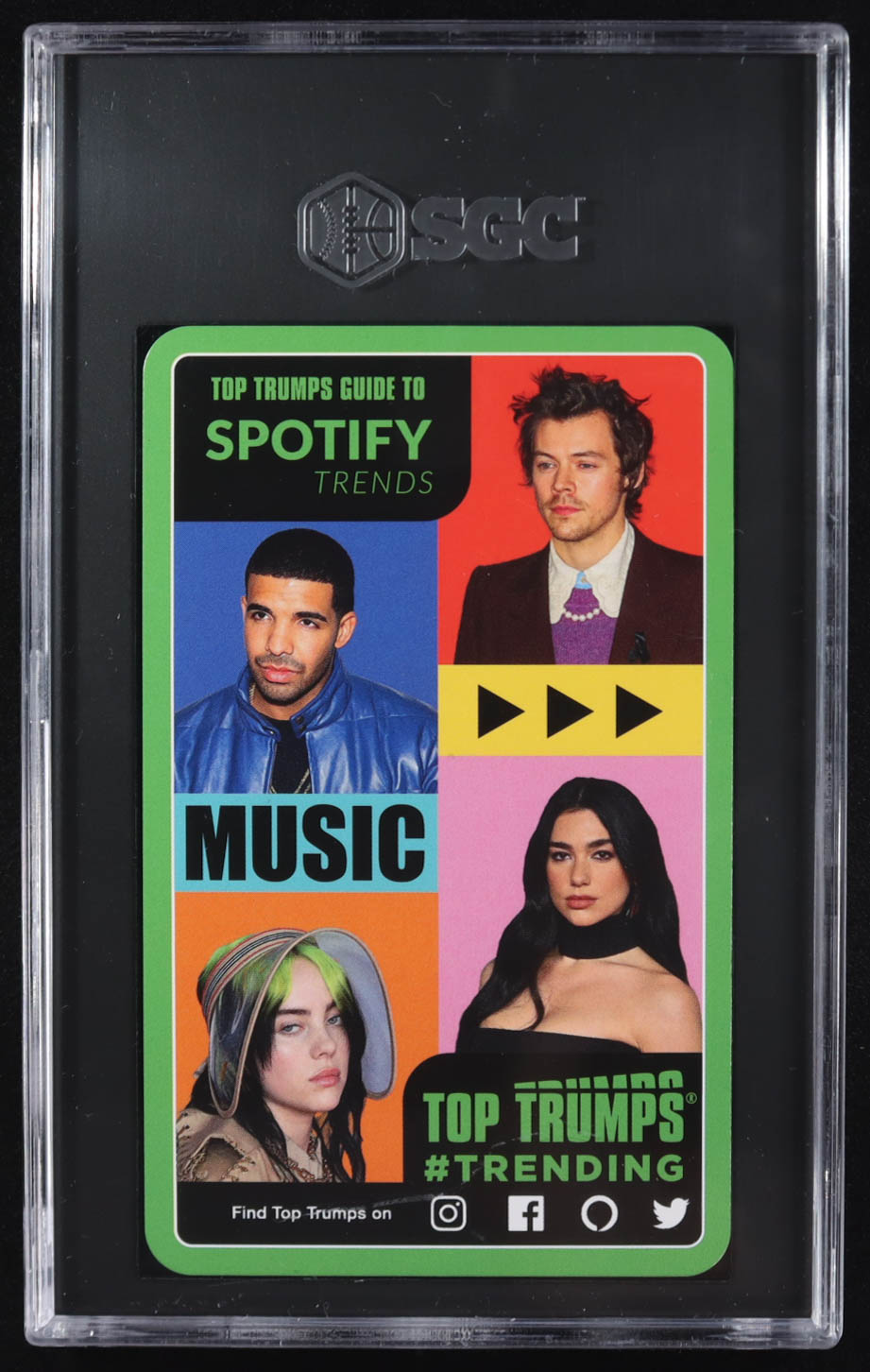 Dua Lipa 2022 Top Trumps Guide to Spotify Trends #NNO (SGC 9.5) at PristineAuction.com Dua Lipa 2022 Top Trumps Guide to Spotify Trends #NNO (SGC 9.5) at PristineAuction.com