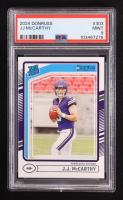 JJ McCarthy 2024 Panini Donruss RR #303 RC (PSA 9) at PristineAuction.com