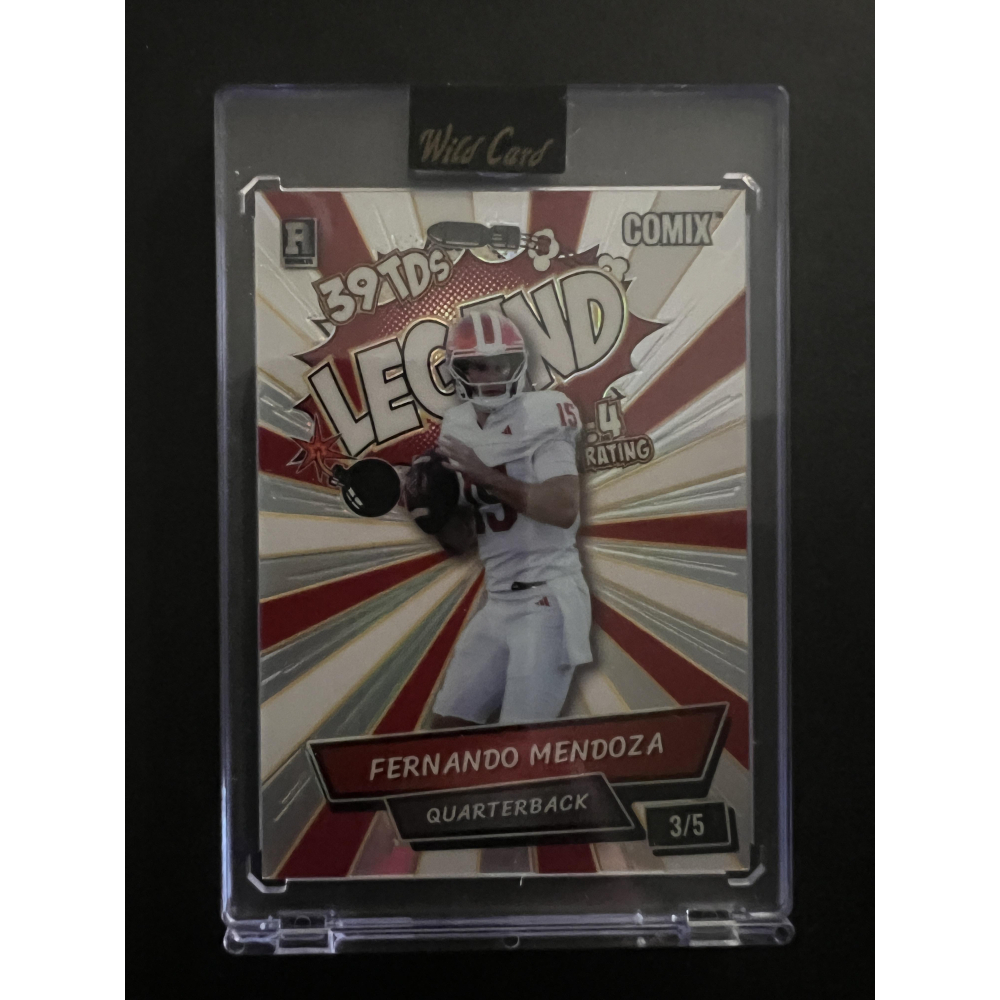 Fernando Mendoza 2025 Wild Card Comix Legend #ACBL-FM010 RC #3/5 at PristineAuction.com