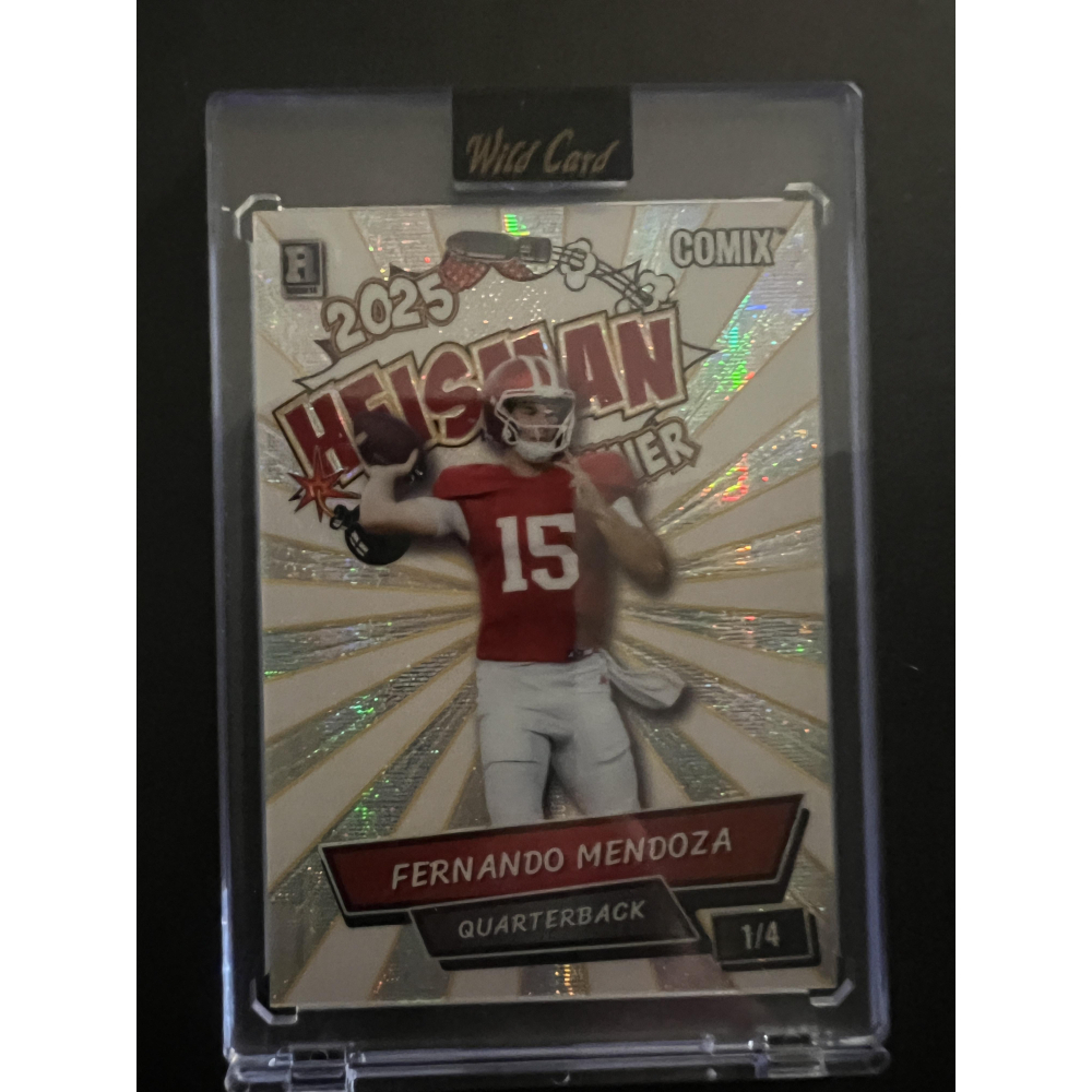 Fernando Mendoza 2025 Wild Card Comix 2025 Heisman Winner #ACHO-FM02 RC #1/4 at PristineAuction.com