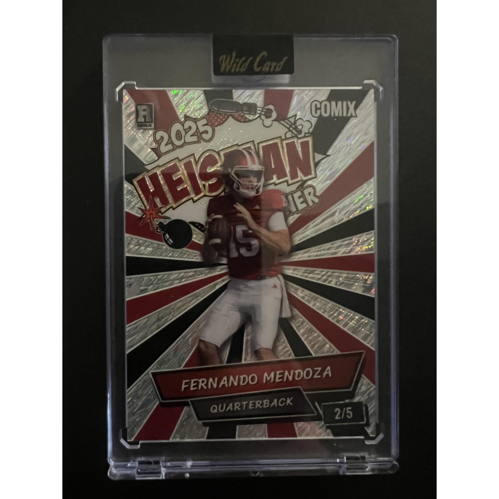 Fernando Mendoza 2025 Wild Card Comix 2025 Heisman Winner #ACHO-FM06 RC #2/5 at PristineAuction.com