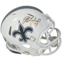 Rashid Shaheed Signed Saints Salute to Service Alternate Speed Mini Helmet (Beckett) at PristineAuction.com