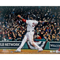 David Ortiz Signed LE Red Sox 16x20 Photo Inscribed "HOF 22", "Boston Strong" & "3X WS Champs" (MLB & Fanatics & Ortiz) at PristineAuction.com