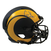 Cooper Kupp Signed Rams Full-Size Authentic On-Field Eclipse Alternate Speed Helmet (Fanatics) at PristineAuction.com