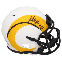 Kyren Williams Signed Rams Lunar Eclipse Alternate Speed Mini Helmet (Beckett) at PristineAuction.com